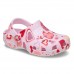 Crocs Classic VDay Clog παιδικό σαμπό Κ 209754-7CI  ροζ